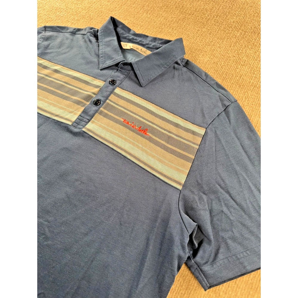 Travis Mathew‎ Mens Golf Polo Shirt Large Pima Cotton/Polyester Blend RN 123280